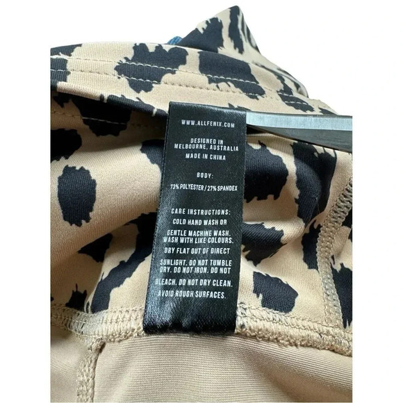 Allfenix 7/8 High Rise Leopard Print Leggings - Picture 7 of 11